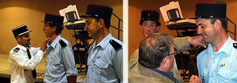 Distinction au Pompiers bénévoles