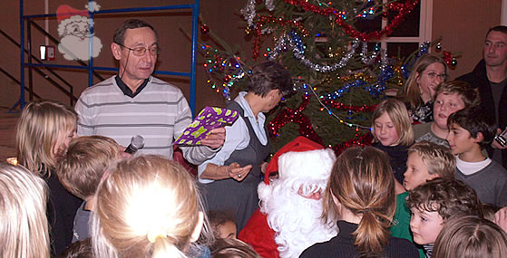 La distribution des cadeaux