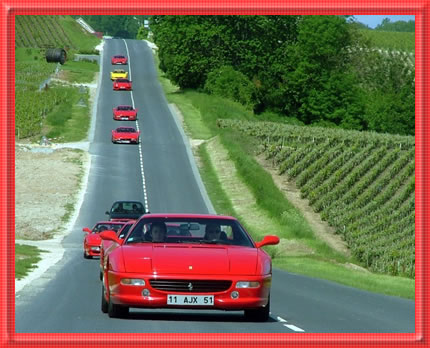 Ferrari en promenade