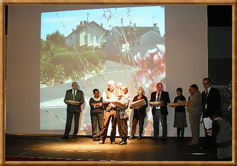 Remise de la premiére fleur à Montier en Der