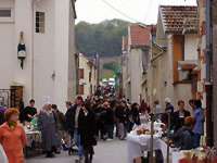 Foule rue Ste Agathe